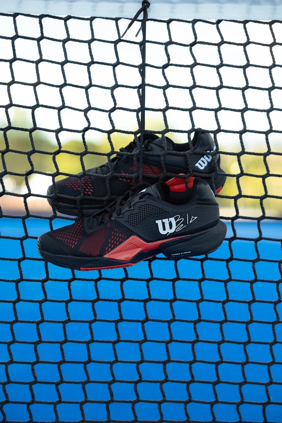 WILSON BELA TOUR FOOTWEAR NEGRO/ROJO