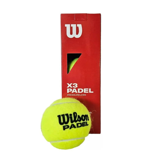 WILSON PELOTAS PADEL X3 PRESSURELESS